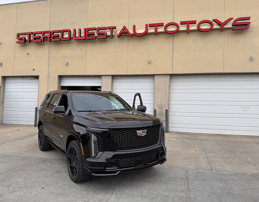 2025 Cadillac Escalade V custom install showcase