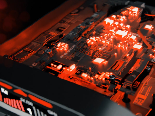 Electronics inside of the Redline 360c