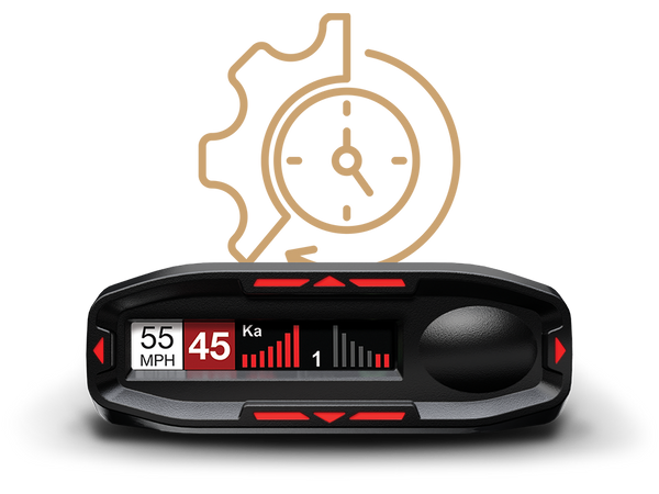 redline 369c with clock icon