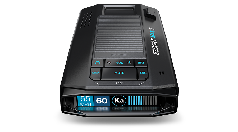MAX 3 escort radar detector