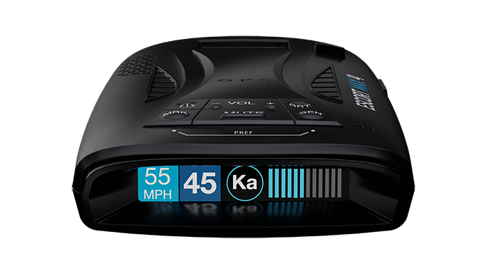 MAX 4 escort portable radar detector
